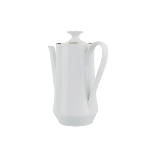 Cafeteira Porcelana Schmidt - Dec. Filetado Ouro Itamaraty 0010