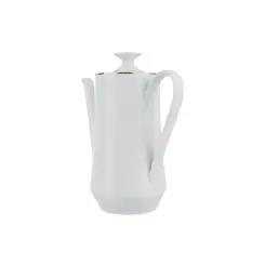 Cafeteira Porcelana Schmidt - Dec. Filetado Ouro Itamaraty 0010