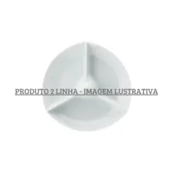 Prato 3 Divisões Porcelana Schmidt 2° Linha