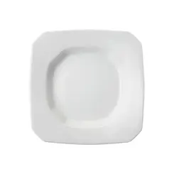Prato Fundo 27 cm Quadrado Porcelana Schmidt - Mod. Tetra