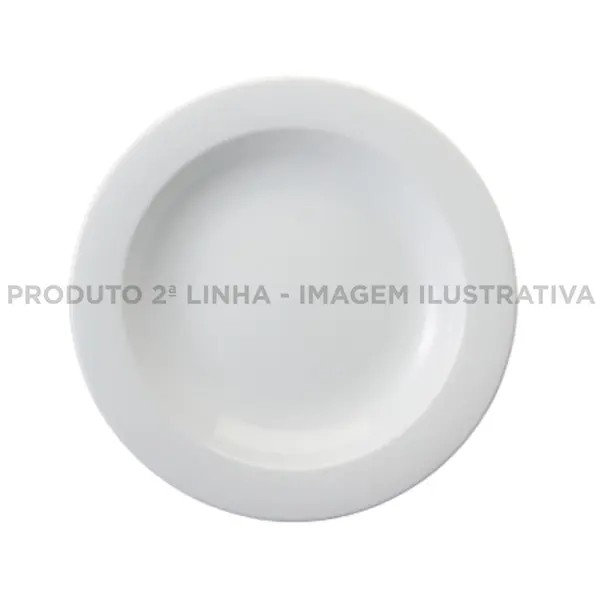 Prato Fundo Porcelana Schmidt - Mod. Aba Estreita 211 2ª Linha