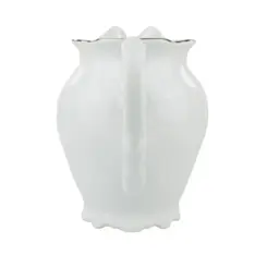 Leiteira Porcelana Schmidt - Dec. Filetado Prata Pomerode 0012