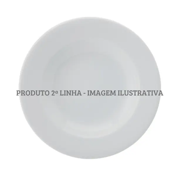 Prato Fundo Porcelana Schmidt - Mod. Convencional 022 2ª Linha