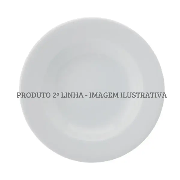 Prato Fundo Porcelana Schmidt - Mod. Convencional 022 2ª Linha