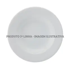 Prato Fundo Porcelana Schmidt - Mod. Convencional 022 2ª Linha