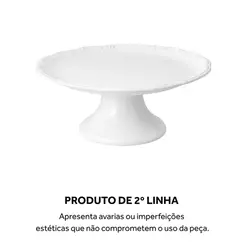 Prato de Bolo com Base Porcelana Schmidt - Mod. Pomerode 114 2ª Linha