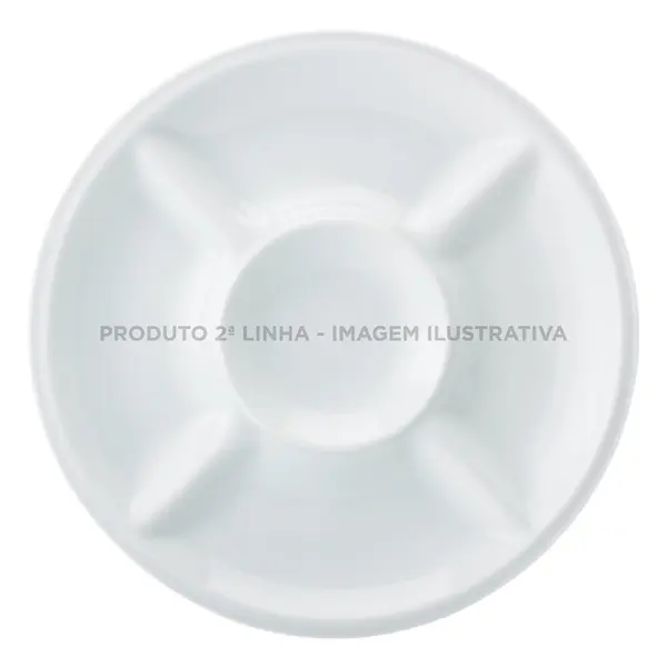 Prato 5 Divisões Porcelana Schmidt 2° LINHA