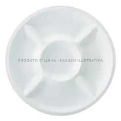 Prato 5 Divisões Porcelana Schmidt 2° LINHA
