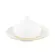 Manteigueira Porcelana Schmidt - Dec. Filetado Ouro Pomerode 0010