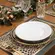 Prato Raso Porcelana Schmidt - Dec. Filetado Ouro Pomerode 0010