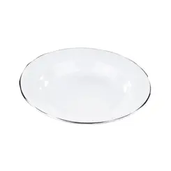 Prato Fundo Porcelana Schmidt - Dec. Filetado Prata Pomerode 0012