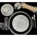 Prato Fundo Porcelana Schmidt - Dec. Filetado Prata Pomerode 0012