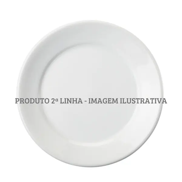 Prato Raso Porcelana Schmidt - Mod. Convencional 022 2ª Linha