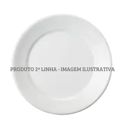 Prato Raso Porcelana Schmidt - Mod. Convencional 022 2ª Linha