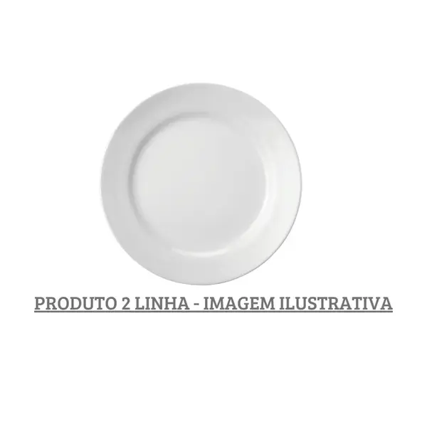 Prato Raso Pequeno Porcelana Schmidt - Mod. Cilindrica 007 2ª Linha