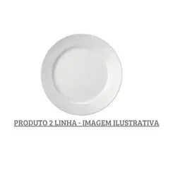 Prato Raso Pequeno Porcelana Schmidt - Mod. Cilindrica 007 2ª Linha