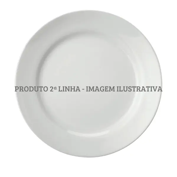Prato Raso Porcelana Schmidt - Mod. Cilindrica 007 2ª Linha