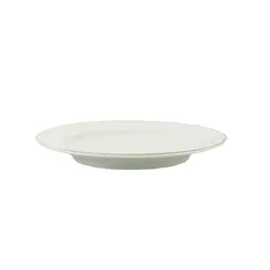 Prato Sobremesa Porcelana Schmidt - Dec. Filetado Prata Itamaraty 0012