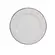 Prato Sobremesa Porcelana Schmidt - Dec. Filetado Prata Itamaraty 0012