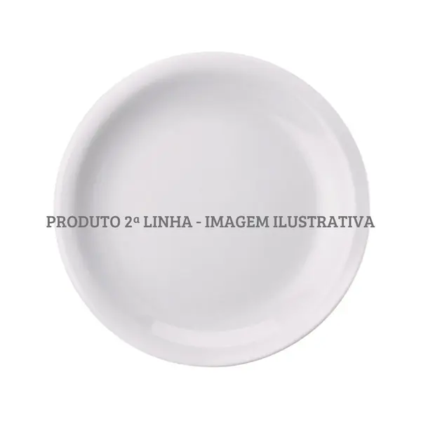 Prato Sobremesa Grande Porcelana Schmidt - Mod. Protel 073 2ª Linha