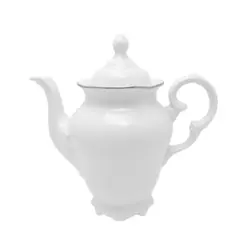 Cafeteira Porcelana Schmidt - Dec. Pomerode Filetado Prata 0012