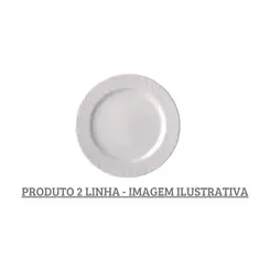 Prato Sobremesa Porcelana Schmidt - Mod. Luiza Larakasa 244 2ª Linha