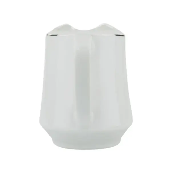 Leiteira Porcelana Schmidt - Dec. Filetado Prata Itamaraty 0012