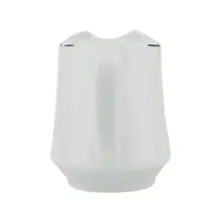Leiteira Porcelana Schmidt - Dec. Filetado Prata Itamaraty 0012