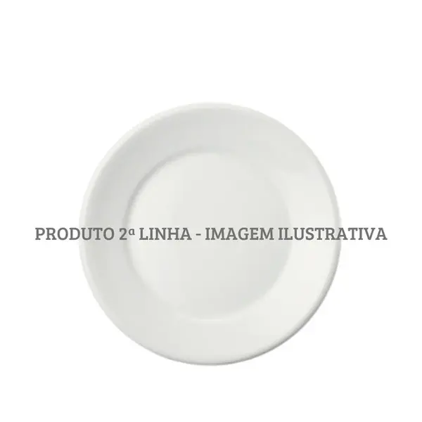 Prato Sobremesa Porcelana Schmidt - Mod. Convencional 022 2ª Linha