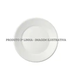 Prato Sobremesa Porcelana Schmidt - Mod. Convencional 022 2ª Linha