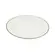 Prato Raso Porcelana Schmidt - Dec. Filetado Ouro Itamaraty 0010