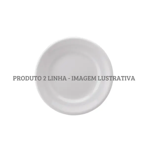 Prato Pão Porcelana Schmidt - Mod. Convencional 022 2ª Linha