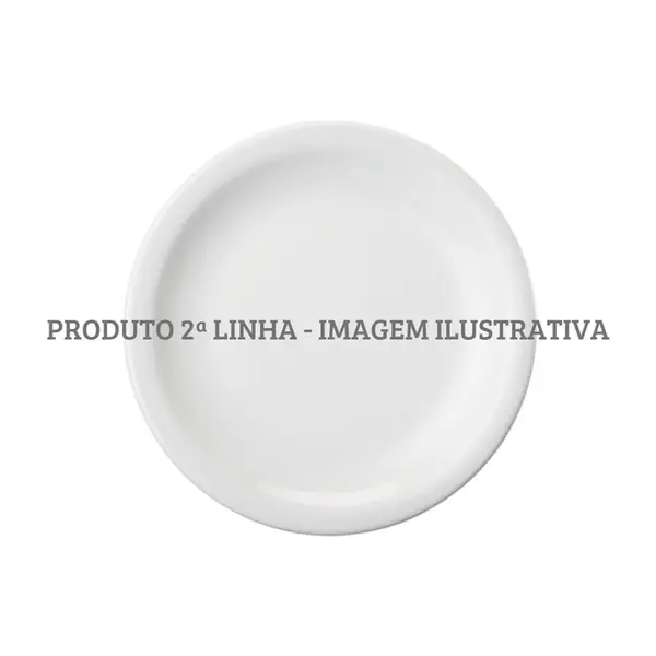Prato Sobremesa Porcelana Schmidt - Mod. Protel 073 2ª Linha