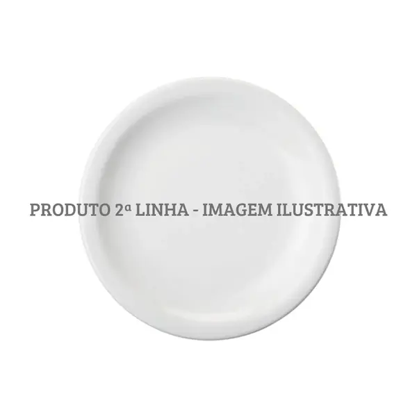 Prato Sobremesa Porcelana Schmidt - Mod. Protel 073 2ª Linha