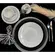 Prato Sobremesa Porcelana Schmidt - Dec. Filetado Prata Pomerode 0012