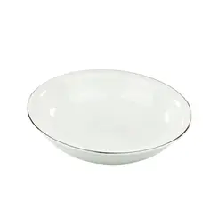 Saladeira Porcelana Schmidt - Dec. Filetado Prata Itamaraty 0012