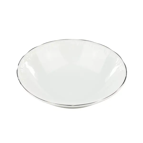 Saladeira Porcelana Schmidt - Dec. Filetado Prata Pomerode 0012