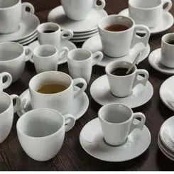 Xicara Café com Pires Porcelana Schmidt - Mod. Bird 182