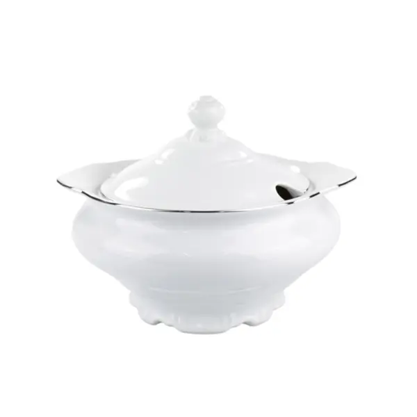 Sopeira Porcelana Schmidt - Dec. Filetado Prata Pomerode 0012