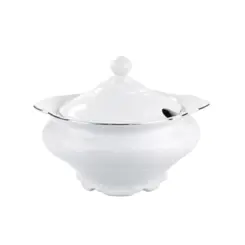 Sopeira Porcelana Schmidt - Dec. Filetado Prata Pomerode 0012