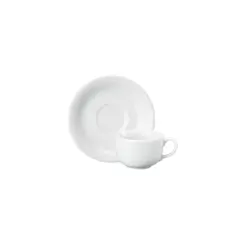 Xicara para Café com Pires 100ml Porcelana Schmidt - Mod. Voyage Coup 202