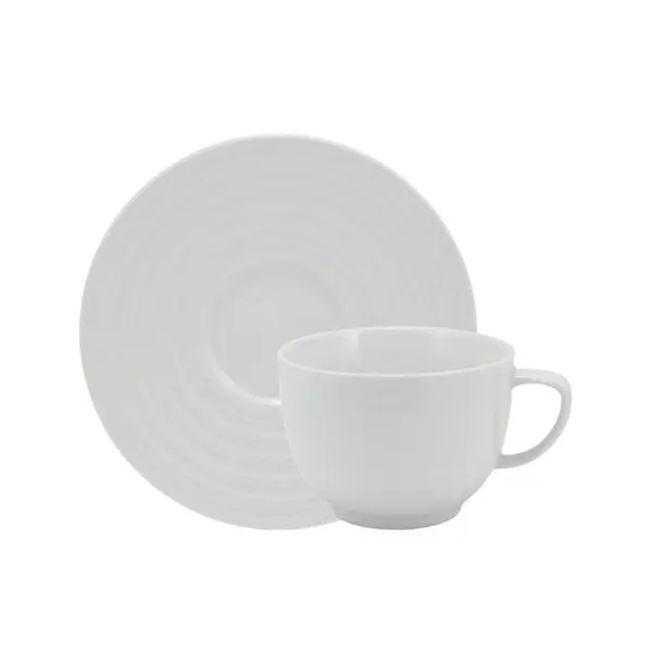 Xicara Chá com Pires Porcelana Schmidt - Mod. Arcos 240