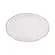 Travessa Rasa Oval 28cm Porcelana Schmidt - Dec. Filetado Ouro Pomerode 0010