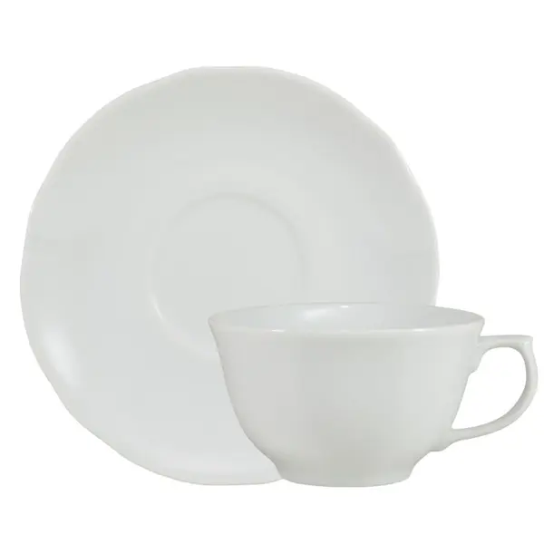 Xícara Chá com Pires Porcelana Schmidt - Mod. Izabel 003