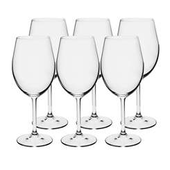 Jogo 6 Taças Vinho Branco em Cristal Ecológico Strix 360 ml Bohemia - Casa  Goianita