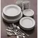 Aparelho Jantar e Chá 20 Peças Porcelana Schmidt - Dec. Martha 2309