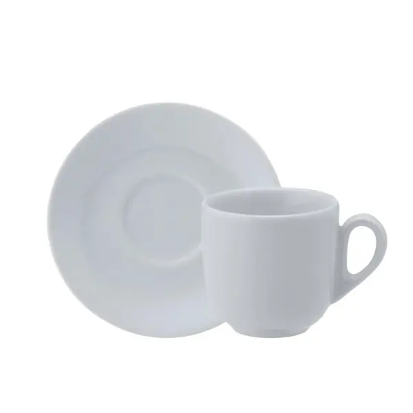 Xicara Chá com Pires Porcelana Schmidt - Mod. Pampa 125