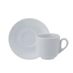 Xicara Chá com Pires Porcelana Schmidt - Mod. Pampa 125
