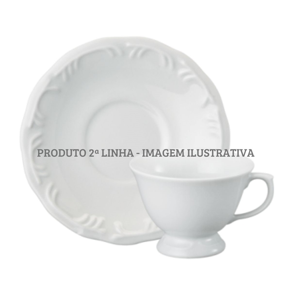 Aparelho de Chá e Café Porcelana Schmidt 53 peças - Mod. Pomerode 114 -  SCHMIDT