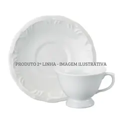 Xicara Chá com Pires Porcelana Schmidt - Mod. Pomerode 114 2ª Linha